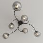 Emibig Vibra 13996 lampa podsufitowa 6x10 W czarna-grafitowa zdj.3