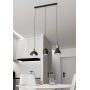 Emibig Fox 14023 lampa wisząca 3x10 W czarna-złota zdj.5