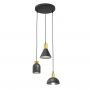 Emibig Fox 14023PREM lampa wisząca 3x15 W czarna zdj.1