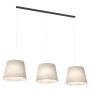 Emibig Epoca 14043 lampa wisząca 3x15 W czarna-beżowa zdj.1