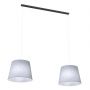 Emibig Epoca 14052 lampa wisząca 2x10 W czarna-szary/popielaty zdj.1
