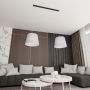 Emibig Epoca 14052 lampa wisząca 2x10 W czarna-szary/popielaty zdj.3