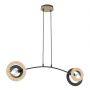 Emibig Skiva 14092 lampa wisząca 2x15 W czarna zdj.1