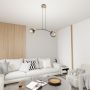 Emibig Skiva 14092 lampa wisząca 2x15 W czarna zdj.4