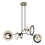 Emibig Skiva 14094 lampa wisząca 4x15 W czarna zdj.1