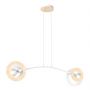 Emibig Skiva 14102 lampa wisząca 2x15 W biała zdj.1