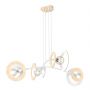 Emibig Skiva 14104 lampa wisząca 4x15 W biała zdj.1