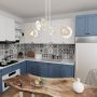 Emibig Skiva 14104 lampa wisząca 4x15 W biała zdj.4