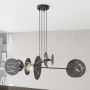 Emibig Xotic 14114 lampa wisząca 4x15 W czarna zdj.5
