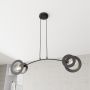 Emibig Euforia 14132 lampa wisząca 2x15 W czarna zdj.3