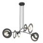 Emibig Euforia 14134 lampa wisząca 4x15 W czarna zdj.1