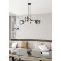Emibig Euforia 14134 lampa wisząca 4x15 W czarna zdj.3