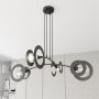 Emibig Euforia 14134 lampa wisząca 4x15 W czarna zdj.4
