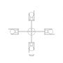 Emibig Euforia 14134 lampa wisząca 4x15 W czarna zdj.6