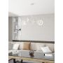 Emibig Euforia 14144 lampa wisząca 4x15 W biała zdj.3