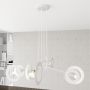 Emibig Euforia 14144 lampa wisząca 4x15 W biała zdj.5