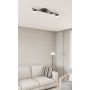 Emibig Fragment 14172 lampa podsufitowa 3x12 W czarna zdj.3