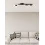 Emibig Fragment 14172 lampa podsufitowa 3x12 W czarna zdj.4