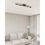 Emibig Fragment 14174 lampa podsufitowa 4x12 W czarna zdj.3