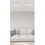 Emibig Fragment 14184 lampa podsufitowa 4x12 W biała zdj.4