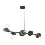 Emibig Token 14266 lampa wisząca 6x15 W czarna zdj.1