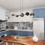 Emibig Token 14266 lampa wisząca 6x15 W czarna zdj.4
