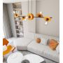 Emibig Token 14286 lampa wisząca 6x15 W czarna-pomarańczowa zdj.3