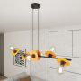 Emibig Token 14286 lampa wisząca 6x15 W czarna-pomarańczowa zdj.5