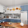 Emibig Token 14286 lampa wisząca 6x15 W czarna-pomarańczowa zdj.7