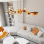 Emibig Token 14288 lampa wisząca x15 W czarna-pomarańczowa zdj.3