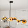Emibig Token 14288 lampa wisząca x15 W czarna-pomarańczowa zdj.5