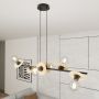 Emibig Token 14296 lampa wisząca 6x15 W czarna zdj.5