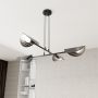 Emibig Saber 14304 lampa wisząca 4x15 W czarna zdj.3