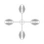 Emibig Saber 14304 lampa wisząca 4x15 W czarna zdj.9