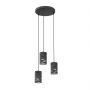 Emibig Tank 14313PREM lampa wisząca 3x15 W czarna zdj.1