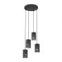 Emibig Tank 14314PREM inteligentna lampa wisząca 4x15 W czarna zdj.1