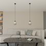 Emibig Verdi 14341 lampa wisząca 1x15 W czarna-grafitowa zdj.1