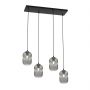 Emibig Verdi 14344 lampa wisząca 4x15 W czarna-grafitowa zdj.1