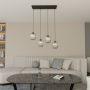 Emibig Verdi 14344 lampa wisząca 4x15 W czarna-grafitowa zdj.3
