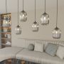 Emibig Verdi 14346 lampa wisząca 6x15 W czarna-grafitowa zdj.4