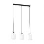 Emibig Verdi 14353 lampa wisząca 3x15 W biała-czarna zdj.1