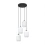 Emibig Verdi 14354PREM lampa wisząca 4x15 W biała-czarna zdj.1