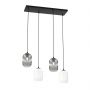 Emibig Verdi 14364 lampa wisząca 4x15 W biała-czarna-grafitowa zdj.1