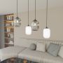 Emibig Verdi 14364 lampa wisząca 4x15 W biała-czarna-grafitowa zdj.4