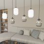 Emibig Verdi 14366 lampa wisząca 6x15 W biała-czarna-grafitowa zdj.4