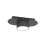 Emibig Diaz 14371 lampa podsufitowa 1x12 W czarna zdj.1