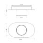 Emibig Diaz 14371 lampa podsufitowa 1x12 W czarna zdj.2
