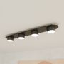 Emibig Diaz 14374 lampa podsufitowa 4x12 W czarna zdj.3