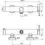 Excellent Pi AREX1208CB bateria prysznicowa ścienna miedź zdj.2