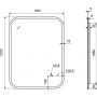 Excellent Lumiro DOEXLU120080AC lustro 80x120 cm prostokątne z oświetleniem z matą grzewczą zdj.2